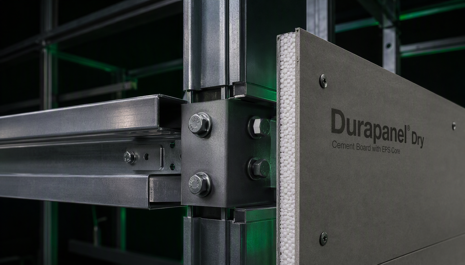 Detalle estructural del sistema modular